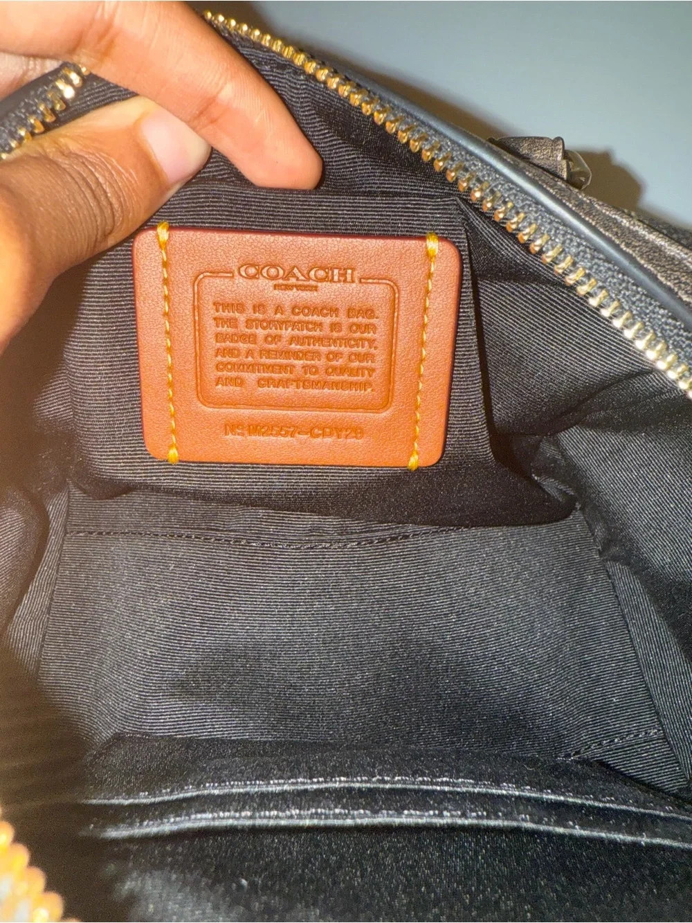 Coach mini satchel